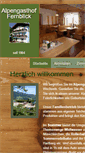 Mobile Screenshot of fernblick-alm.at