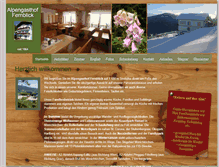 Tablet Screenshot of fernblick-alm.at
